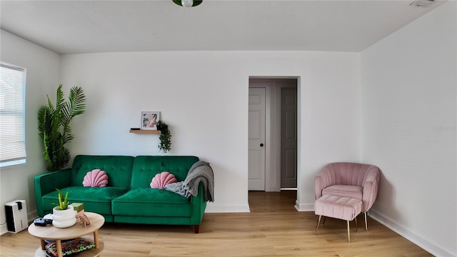 2219 Thrace St, Tampa, FL 33605 - living room with wood finished floors, healthy amount of natural light, and baseboards