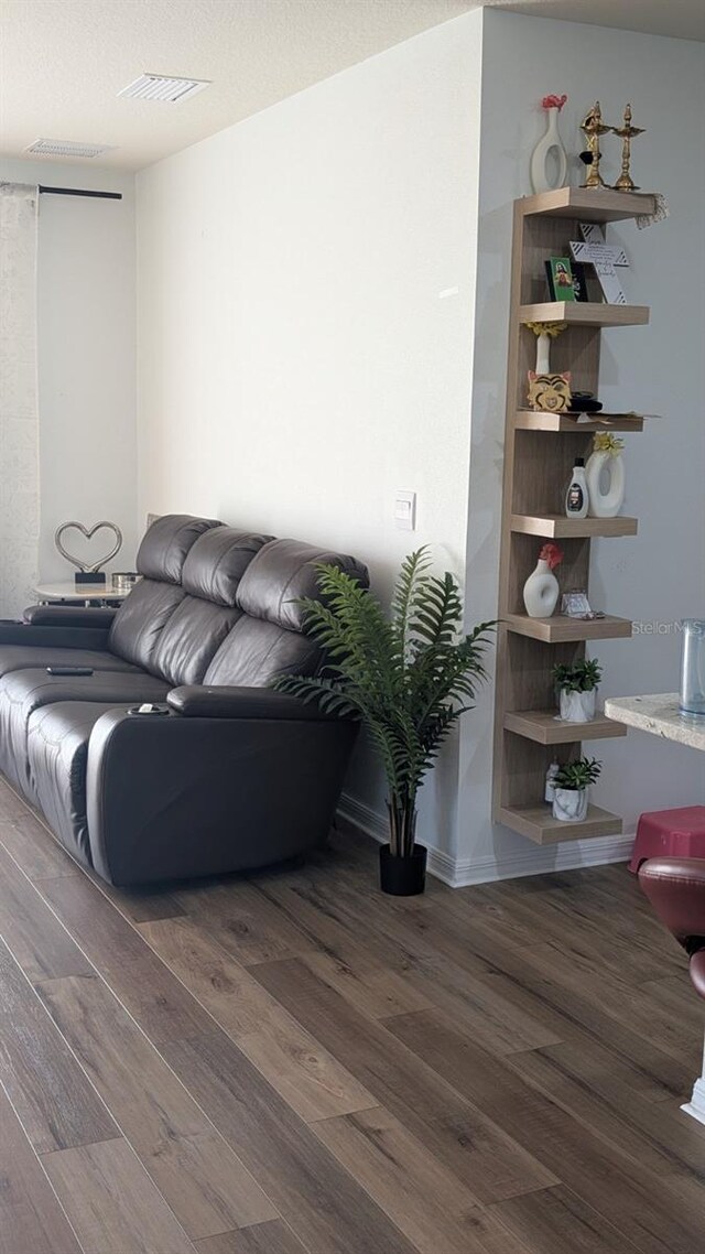 3446 Suncoast Plains Dr, Odessa, FL 33556 - living area featuring wood finished floors