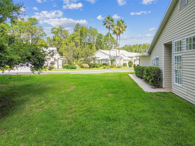 1624 Lullwater Ln, Lutz, FL 33549 - view of green lawn featuring a residential view