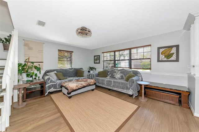 2311 64th Street Ct W, Bradenton, FL 34209 - living room with light wood finished floors