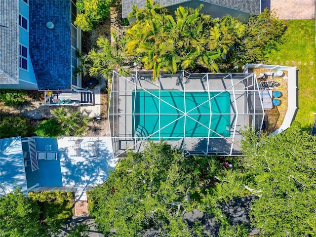 2311 64th Street Ct W, Bradenton, FL 34209 - bird's eye view of a pool area