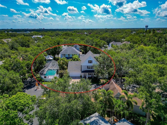 2311 64th Street Ct W, Bradenton, FL 34209 - view from above of property featuring a forest