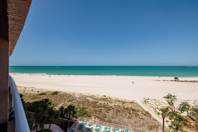 1310 Gulf Blvd Unit 6C, Clearwater Beach, FL 33767 - water view featuring local beach