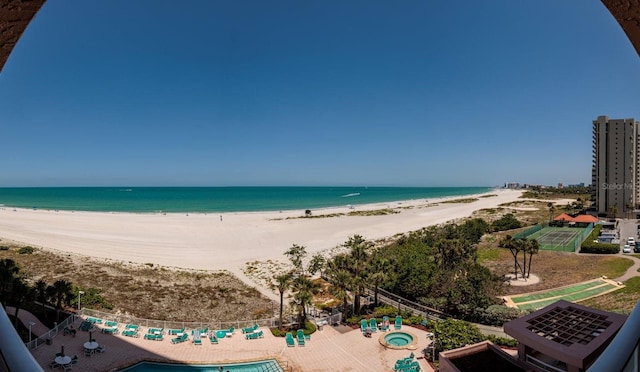 1310 Gulf Blvd Unit 6C, Clearwater Beach, FL 33767 - water view featuring local beach