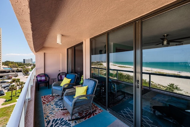 1310 Gulf Blvd Unit 6C, Clearwater Beach, FL 33767 - balcony with a water view