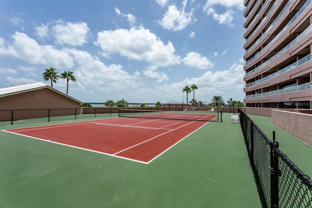 1310 Gulf Blvd Unit 6C, Clearwater Beach, FL 33767 - view of tennis court with community basketball court