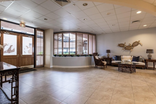 1310 Gulf Blvd Unit 6C, Clearwater Beach, FL 33767 - building lobby featuring a paneled ceiling