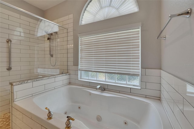 16367 Ashington Park Dr, Tampa, FL 33647 - full bathroom with a jetted tub