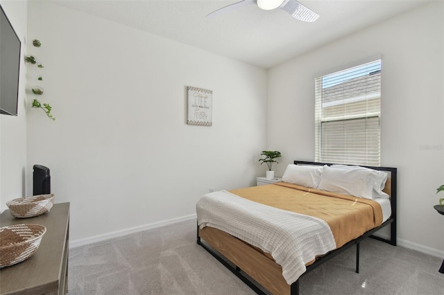 12517 Nantahala Run, Parrish, FL 34219 - carpeted bedroom with baseboards and ceiling fan