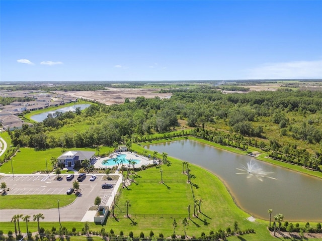 12517 Nantahala Run, Parrish, FL 34219 - drone / aerial view of a nearby body of water and a pool