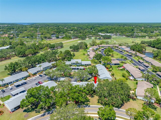 70 Cypress Pl, Oldsmar, FL 34677 - aerial perspective of suburban area with a golf club and a nearby body of water