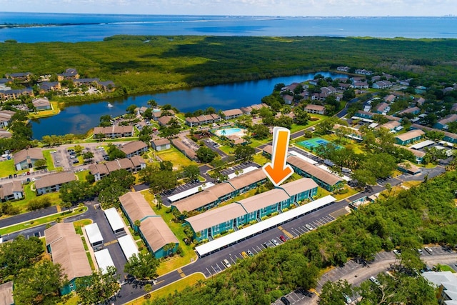 255 114th Ave N Unit 4, Saint Petersburg, FL 33716 - view of property location featuring a large body of water and nearby suburban area