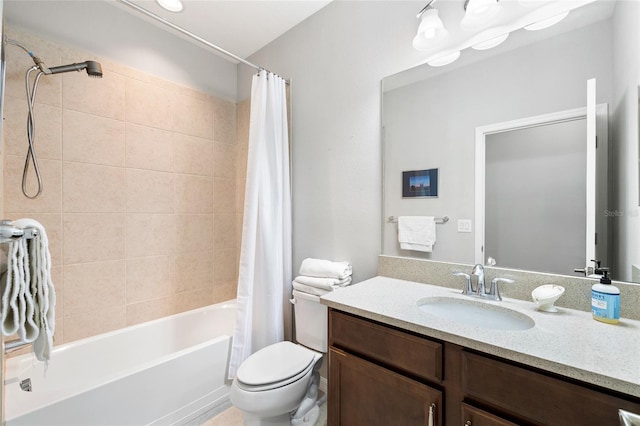 12353 Bayou Flats Ln, Tampa, FL 33635 - full bath featuring vanity, shower / tub combo, and toilet