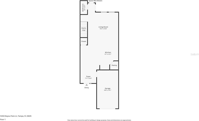 12353 Bayou Flats Ln, Tampa, FL 33635 - property floor plan