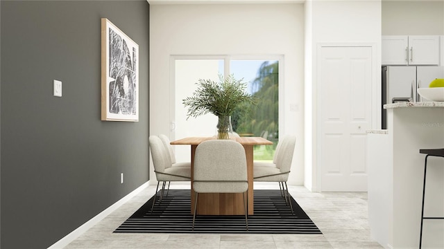 10233 Trumpet Honeysuckle Way, San Antonio, FL 33576 - dining room featuring baseboards