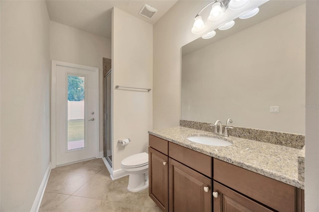 1229 Hillandale Reserve Dr, Tampa, FL 33613 - full bath with a stall shower, vanity, and tile patterned floors