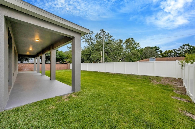 1229 Hillandale Reserve Dr, Tampa, FL 33613 - fenced backyard featuring a patio area