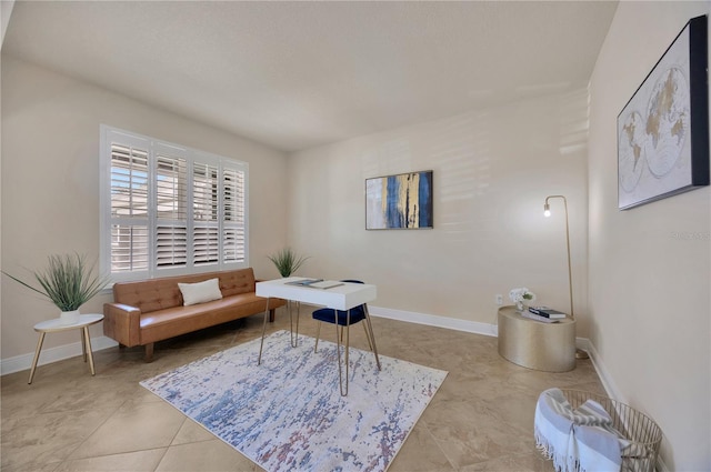 1229 Hillandale Reserve Dr, Tampa, FL 33613 - tiled office featuring baseboards