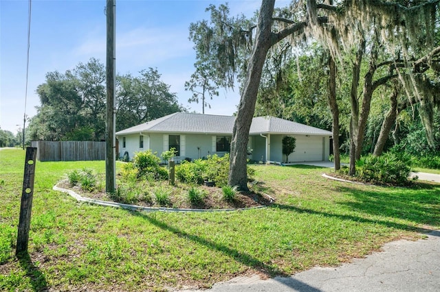 3341 S Jean Pt, Inverness, FL 34450 - single story home with an attached garage and driveway