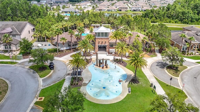 1022 Montgomery Bell Rd, Wesley Chapel, FL 33543 - aerial view of residential area featuring a pool