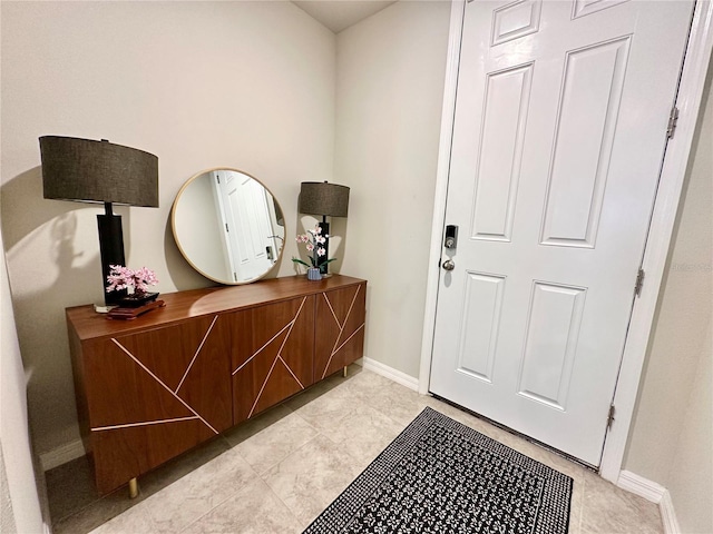 2717 Chestnut Creek Pl, Brandon, FL 33510 - interior space with baseboards and light tile patterned floors