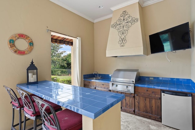 7713 Still Lakes Dr, Odessa, FL 33556 - view of patio / terrace featuring a sink