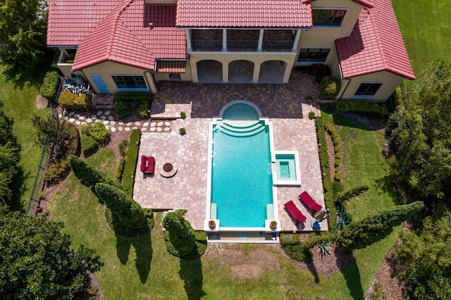 7713 Still Lakes Dr, Odessa, FL 33556 - view of subject property with a pool