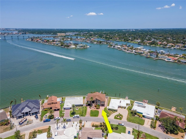 514 Harbor Dr N, Indian Rocks Beach, FL 33785 - aerial perspective of suburban area with a nearby body of water