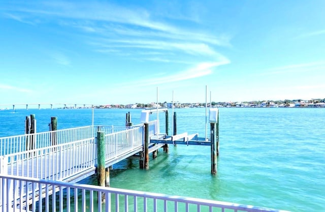 514 Harbor Dr N, Indian Rocks Beach, FL 33785 - dock area with a water view