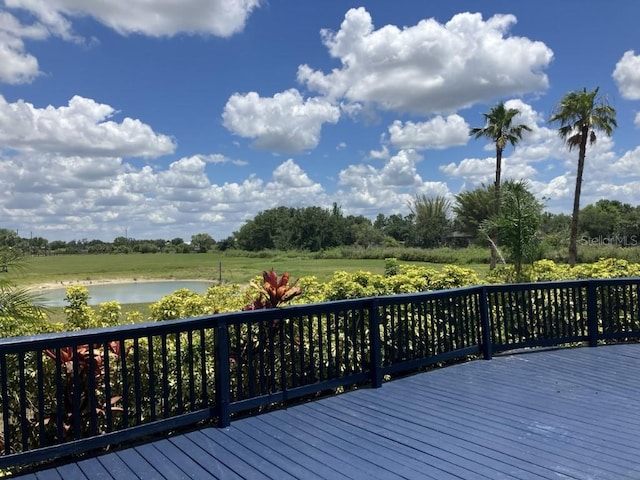 14510 Mj Rd, Myakka City, FL 34251 - deck featuring a water view
