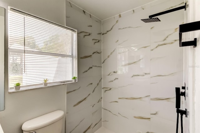5435 Birchwood Rd, Spring Hill, FL 34608 - full bathroom with a marble finish shower and toilet