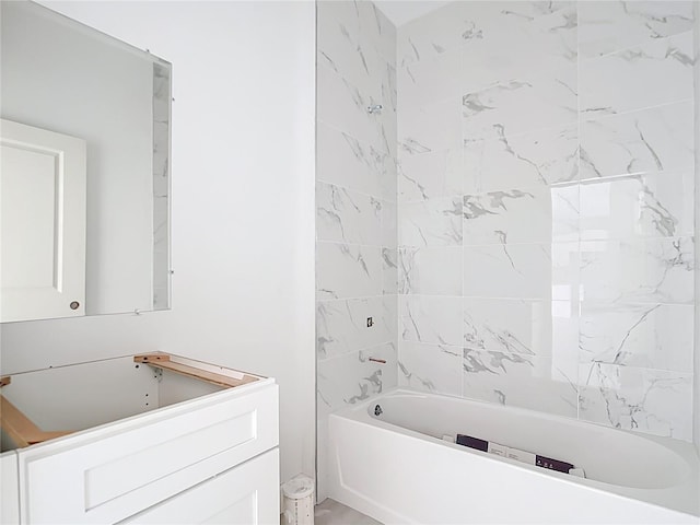 16134 Libourn Ave, Port Charlotte, FL 33954 - full bathroom featuring vanity and  shower combination