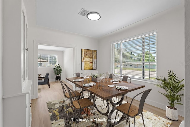 2449 16th St N, Saint Petersburg, FL 33704 - dining room featuring light wood finished floors and baseboards