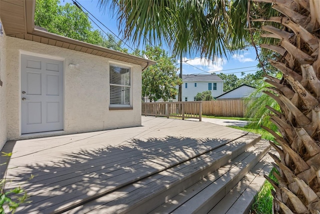 2449 16th St N, Saint Petersburg, FL 33704 - view of wooden deck
