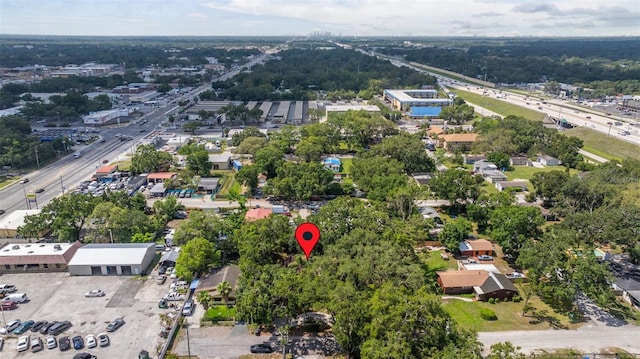 717 E 137th Ave, Tampa, FL 33613 - aerial view of property and surrounding area with a main thoroughfare