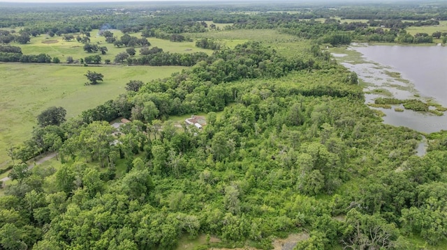 1611 County Road 753s, Webster, FL 33597 - aerial view of property's location featuring a nearby body of water and a heavily wooded area