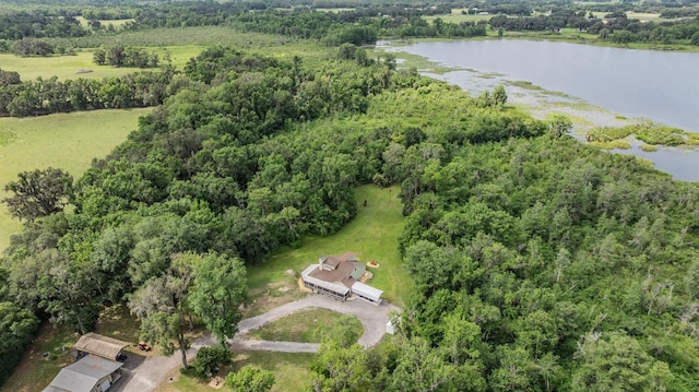 1611 County Road 753s, Webster, FL 33597 - view of property location featuring a large body of water and a heavily wooded area