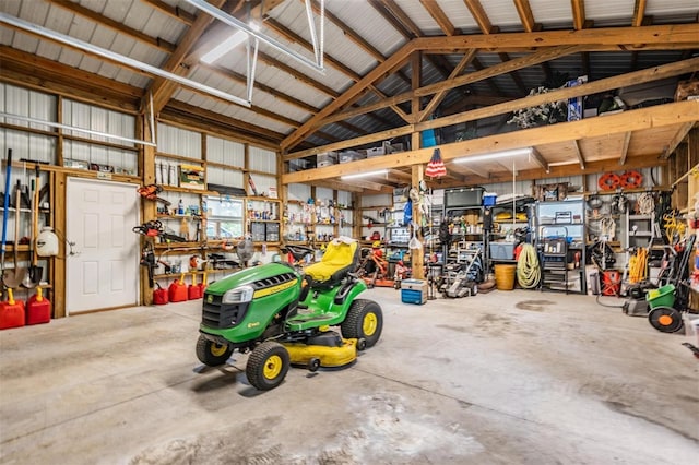 1611 County Road 753s, Webster, FL 33597 - garage featuring a workshop area