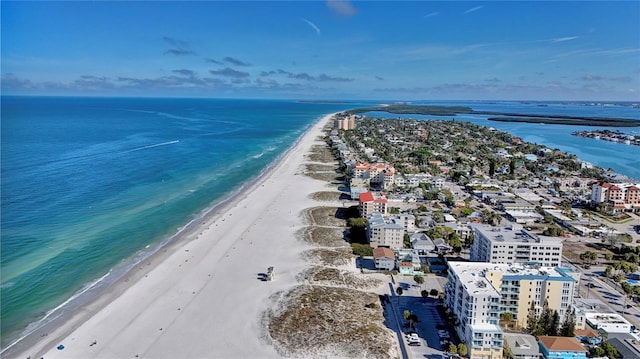 521 Mandalay Ave Unit 307, Clearwater Beach, FL 33767 - aerial view of expansive beach