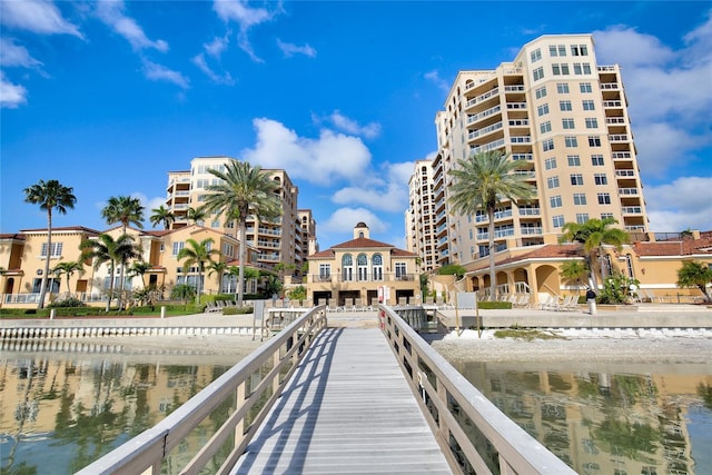 521 Mandalay Ave Unit 307, Clearwater Beach, FL 33767 - dock area featuring a water view