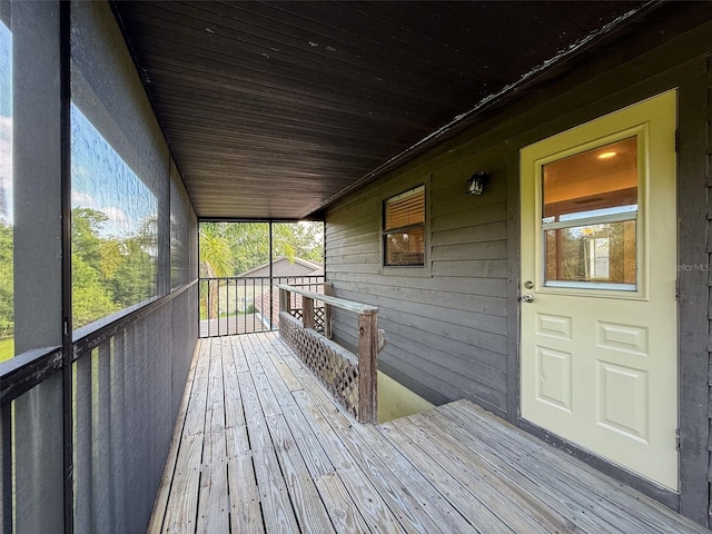 507 E Curlew Pl, Tarpon Springs, FL 34689 - view of wooden deck