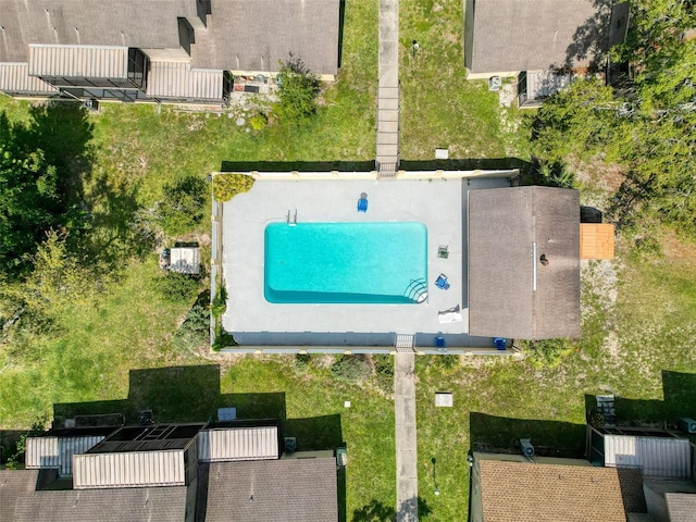 507 E Curlew Pl, Tarpon Springs, FL 34689 - aerial view of a pool area