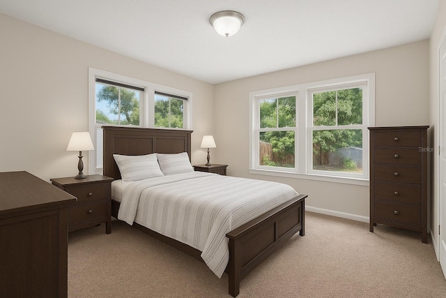 6489 30th St N, Saint Petersburg, FL 33702 - bedroom featuring light carpet and baseboards
