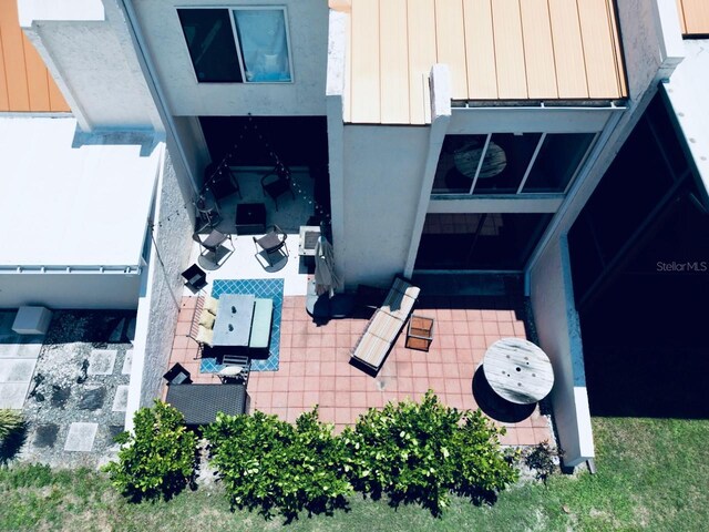 4360 Outrigger Ln, Tampa, FL 33615 - property entrance with stucco siding