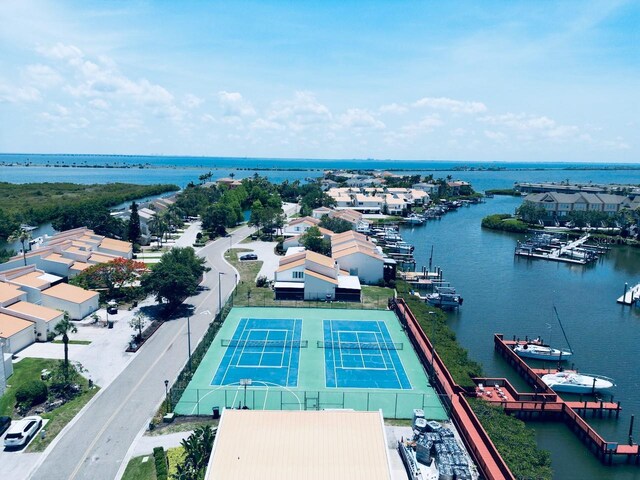 4360 Outrigger Ln, Tampa, FL 33615 - bird's eye view of a nearby body of water