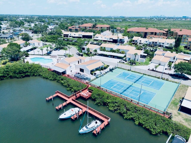 4360 Outrigger Ln, Tampa, FL 33615 - aerial view of a large body of water