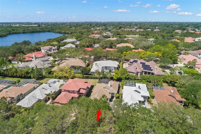 8708 Laurel Dr N, Pinellas Park, FL 33782 - aerial view of residential area with a large body of water