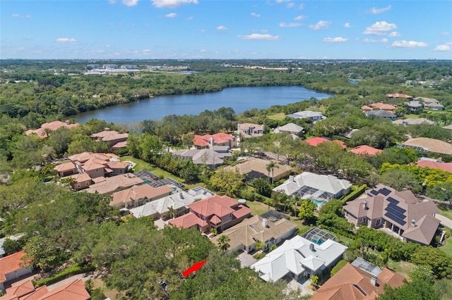 8708 Laurel Dr N, Pinellas Park, FL 33782 - aerial view of residential area with a large body of water