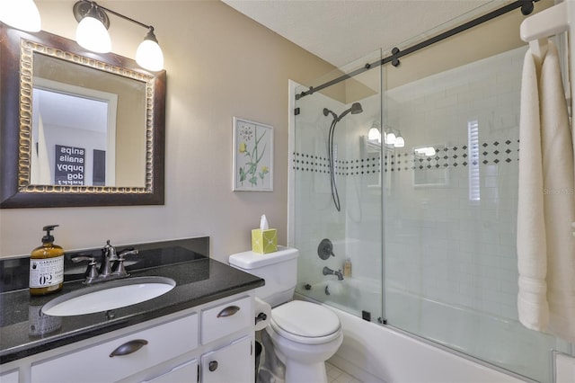 3053 S Concordia Ave Unit A, Tampa, FL 33629 - full bath with shower / bath combination with glass door, vanity, and toilet