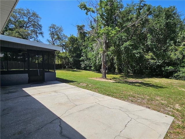 870 S Thyme Pt, Homosassa, FL 34448 - view of patio / terrace with a sunroom